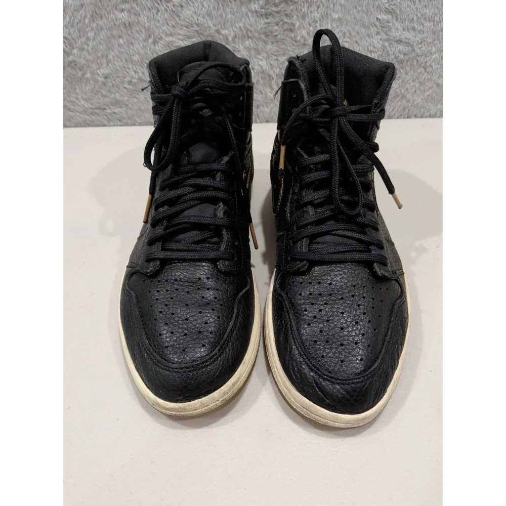 Jordan 1 Retro High OG City of Flight Black Gold 555088-031 Mens Size 11